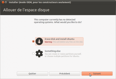 Partitionnez vos disques dur pour Ubuntu