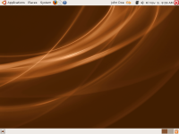Capture d'écran du Bureau d'Ubuntu 7.10