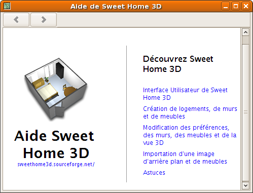 copie écran - aide en ligne1- sh3d